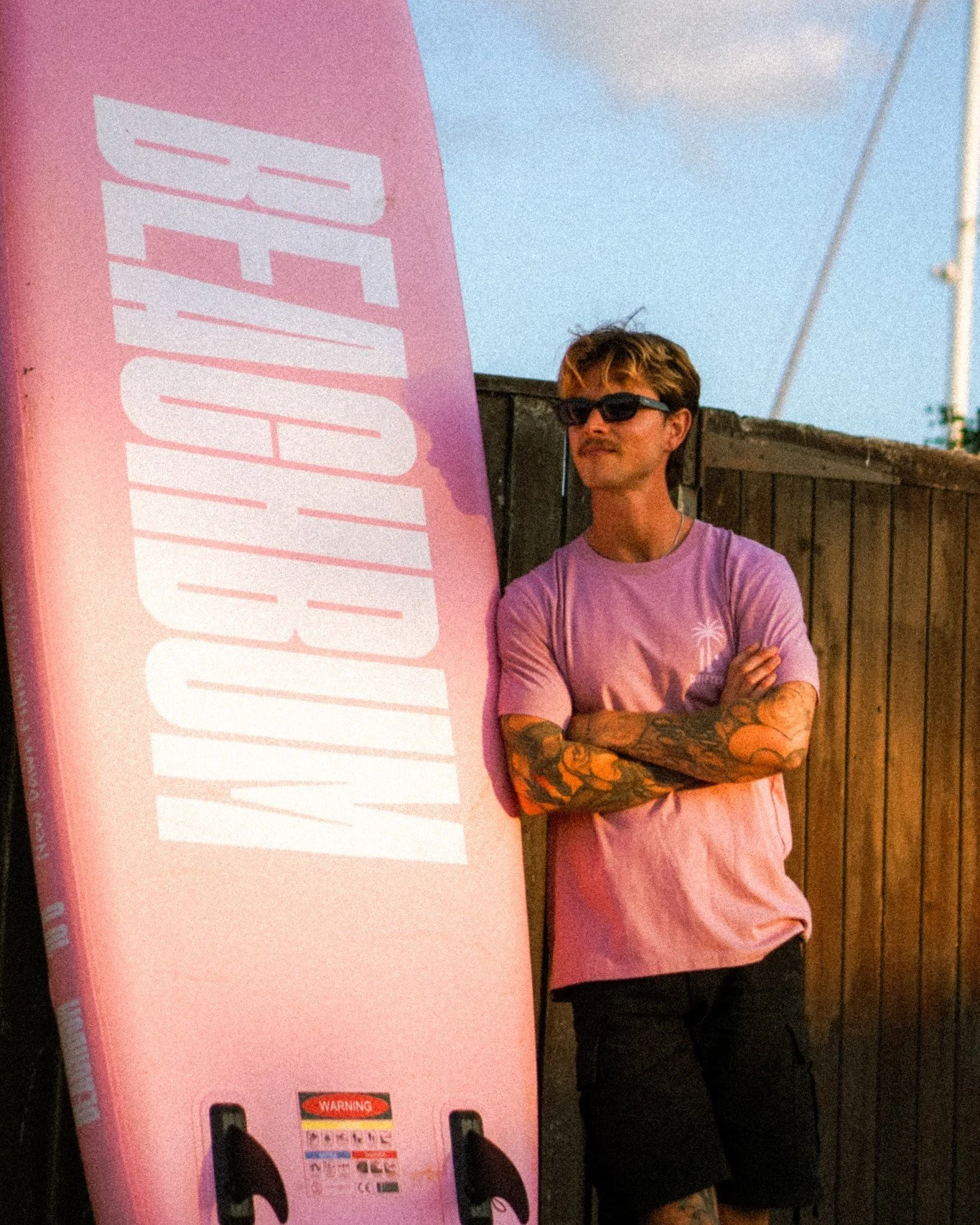 Lilac Dream. Washed lilac, candyfloss pink palm print, organic cotton.

Available online now&hellip;