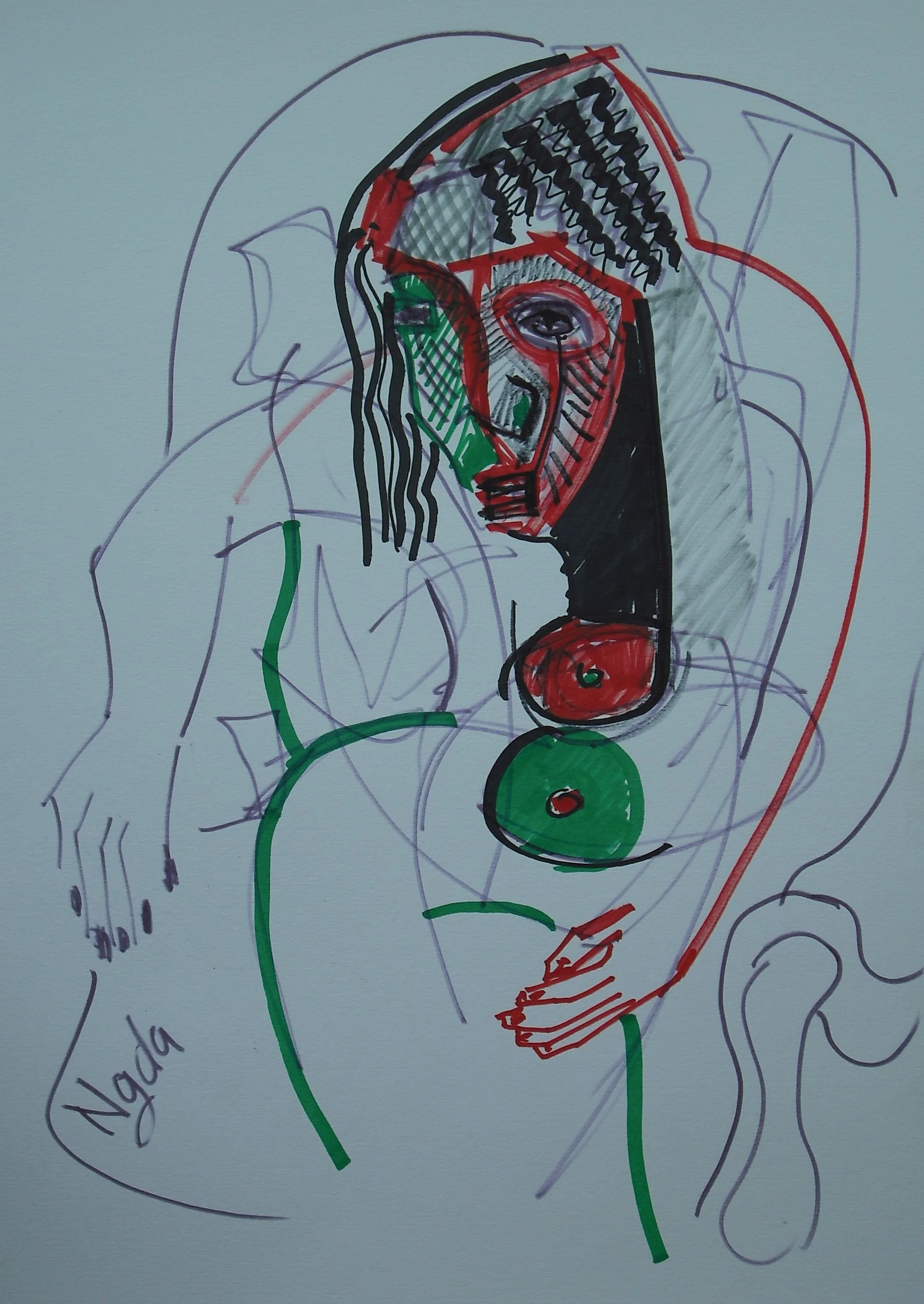 Melancholoy woman on armchair - reflection of lost love..JPG