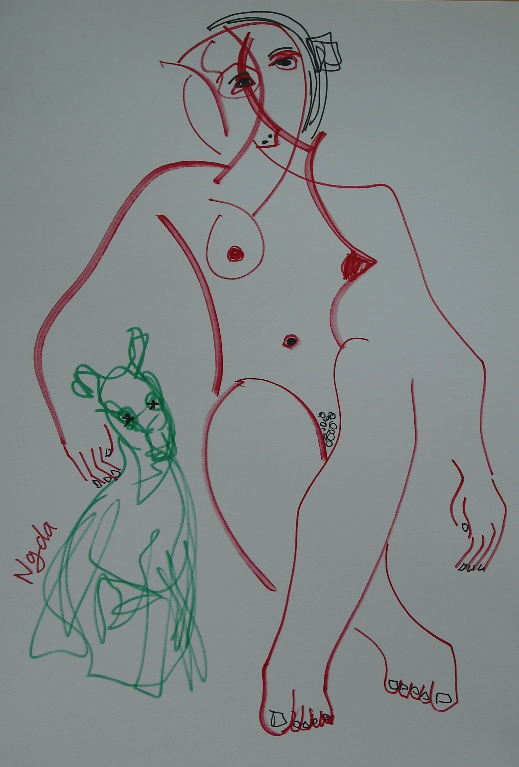 Maria reclining with Chipolita.JPG