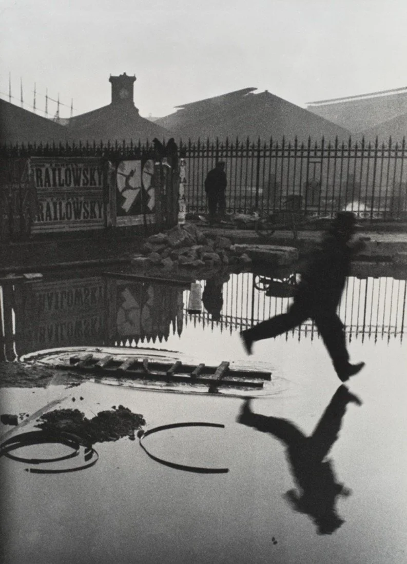 Henri Cartier-Bresson Behind the Gare St. Lazare, 1932, 13 7/8 × 9 1/2" (35.2 × 24.1 cm) 