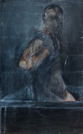 Marlene Dumas, Existential Doubt, 1972 -1975, 123 x 76 x 2.5 cm