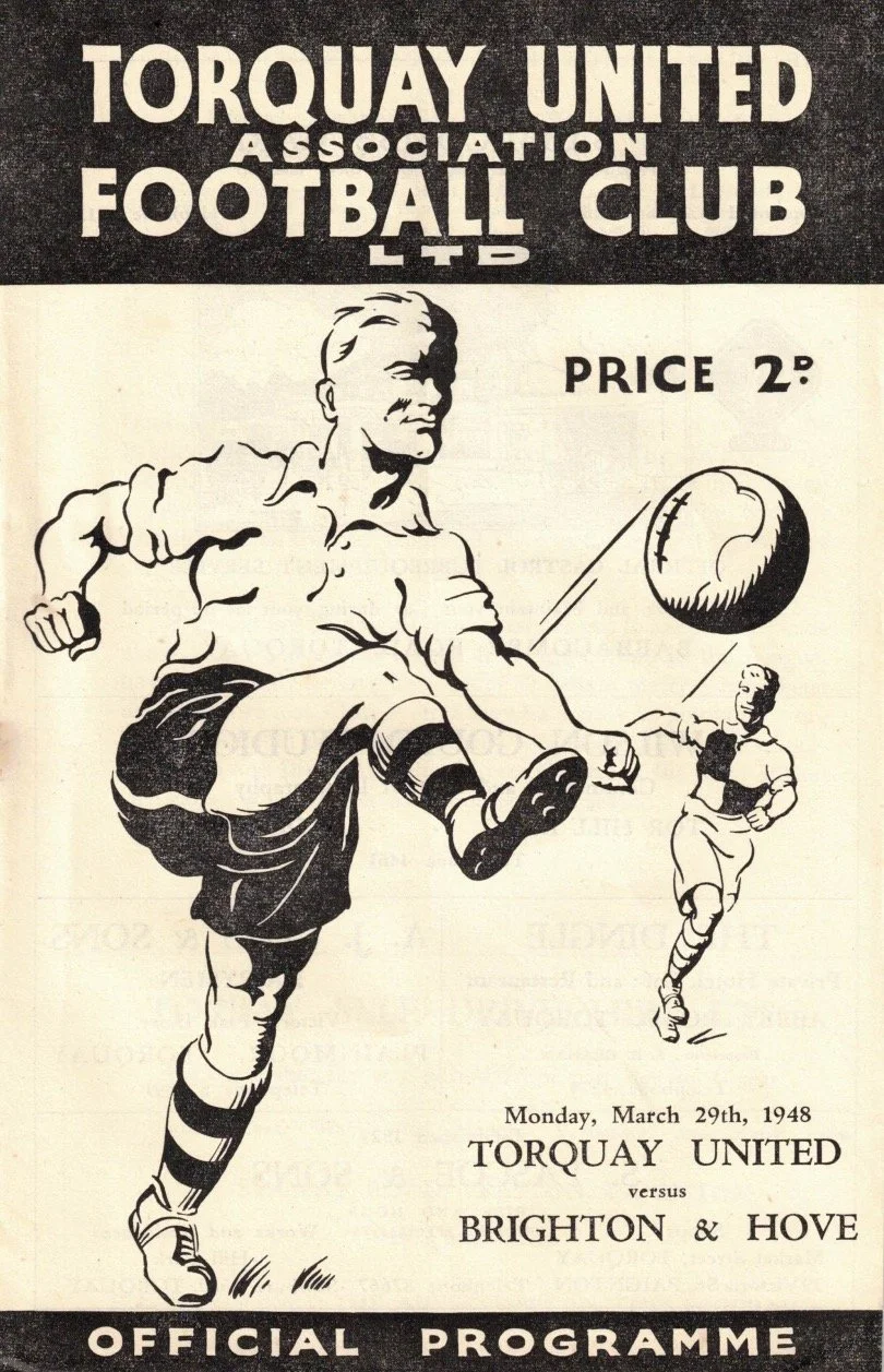 29 Mar 48 v Torquay United W 2-1