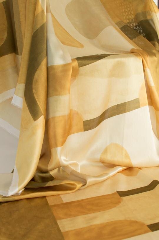 Blocks | OCHRE on silk