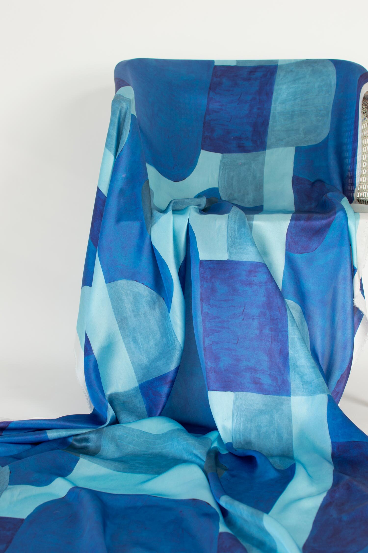 Blocks | COBALT on silk