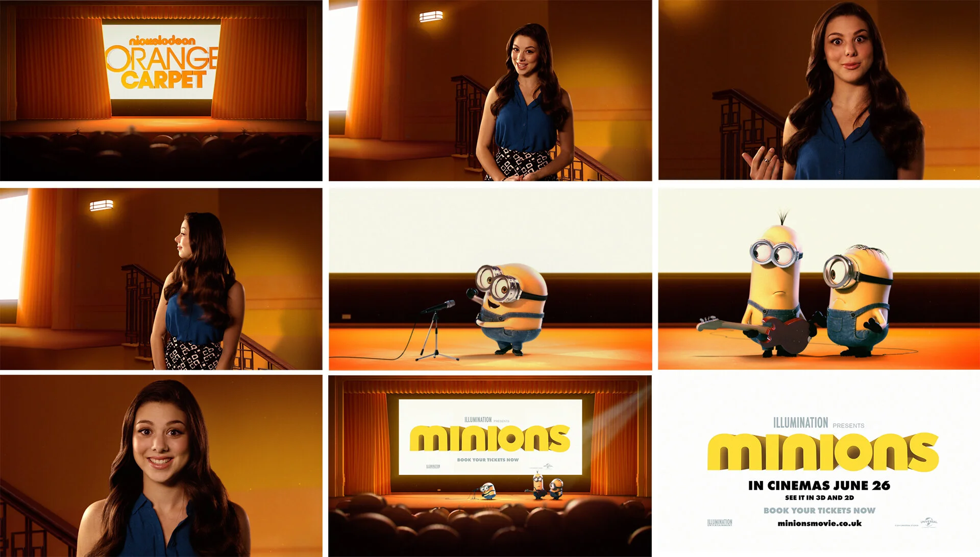 We shot Kira in a green screen studio in LA. Compositing and integration of the Minions’ elements was achieved back in London with the help of animation studio Mr Kaplin.