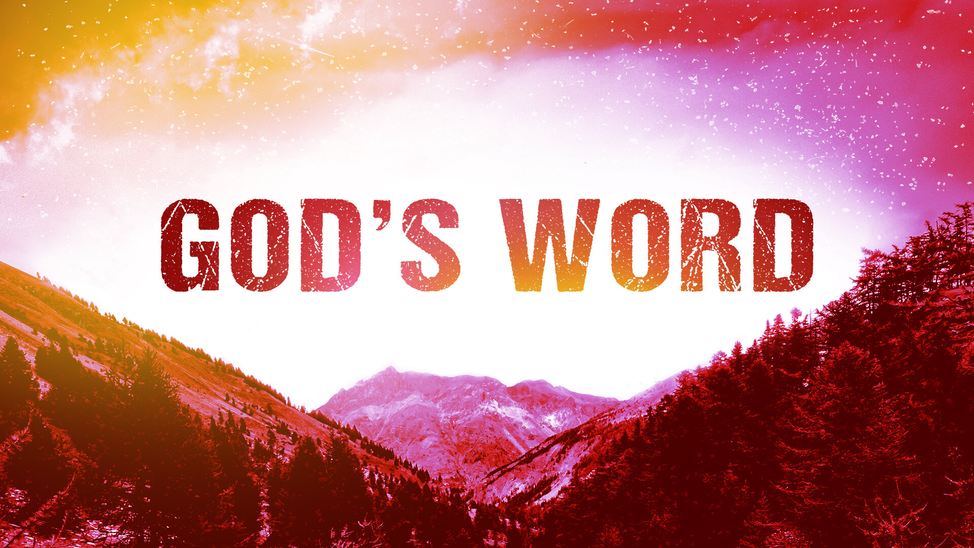 Message Series: God's Word