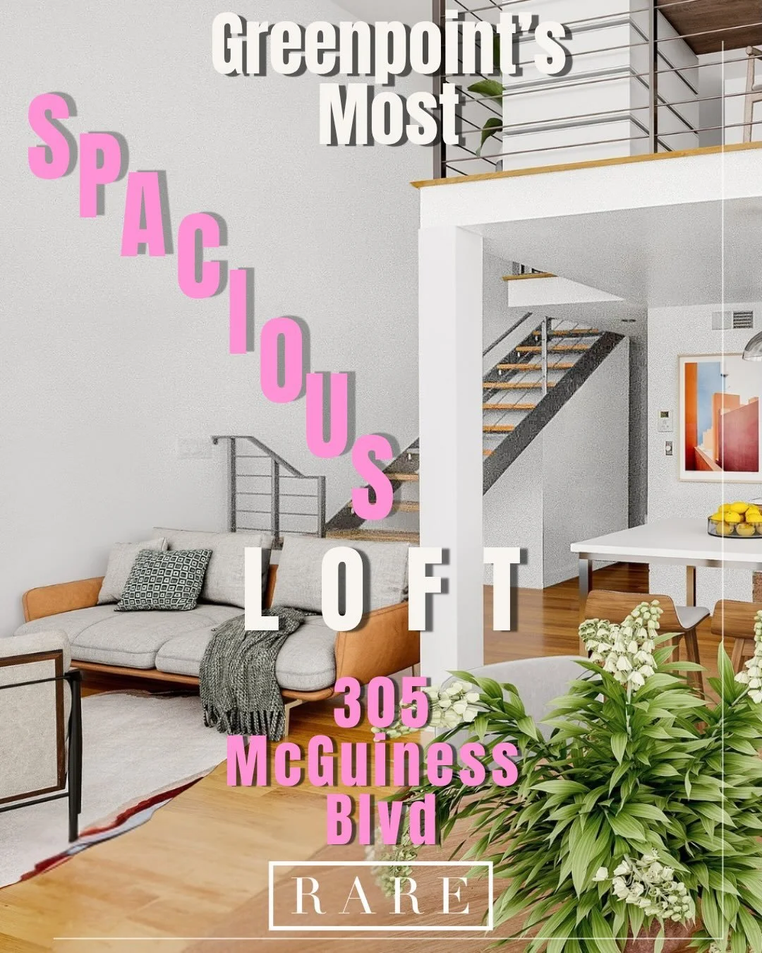 Not to be dramatic but this loft kind of is.
18 ft ceilings, light that hits just right, and the kind of space that reminds you why you live in New York.
305 McGuinness