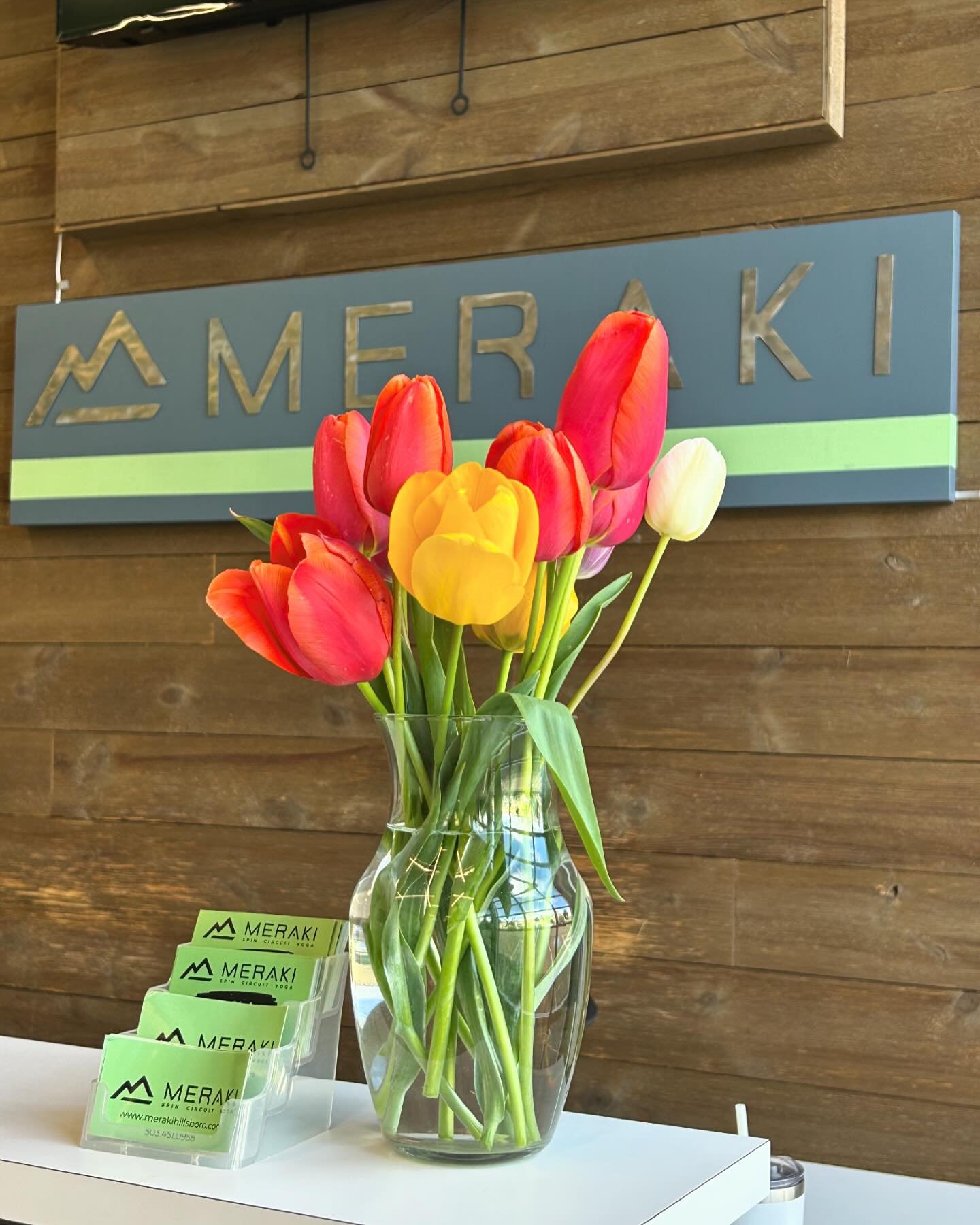Did you know that if you drop a penny in the water with your tulips it will keep them from drooping?!? Thank you to our member Erin for that little tip!