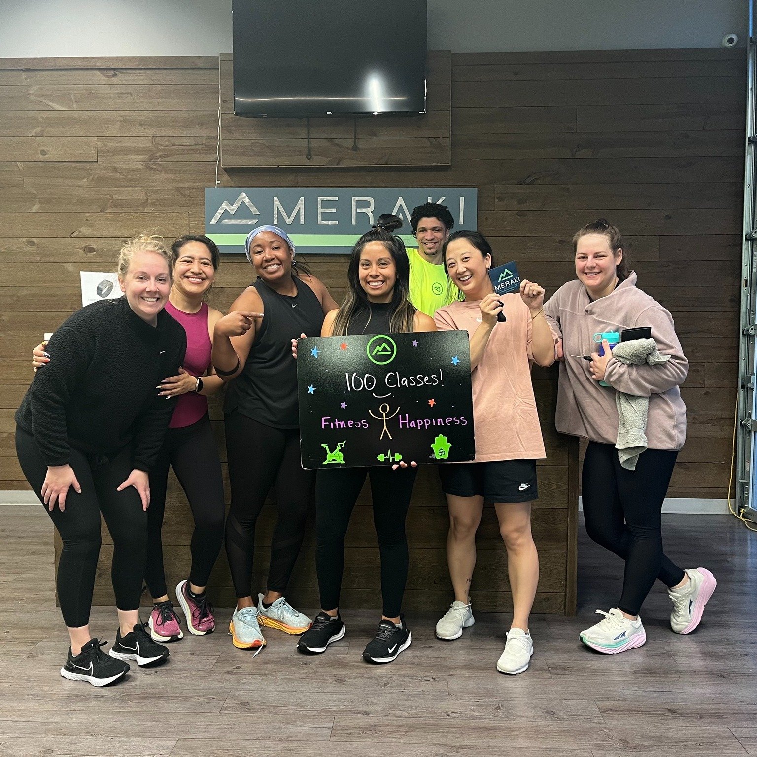 Huge congratulations to Daisy on hitting 100 workouts! Your hard work and consistency have paid off immensely. Keep pushing yourself and achieving those fitness goals! Thank you for being part of Meraki!