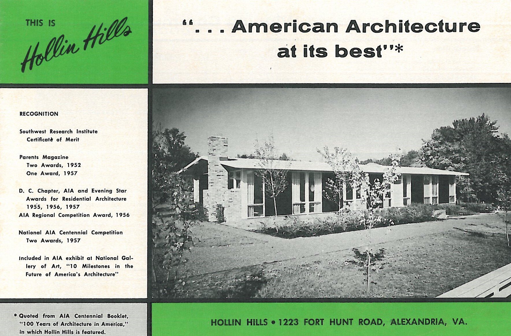 1958 Brochure