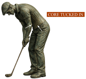 Xray vision golf swing visual