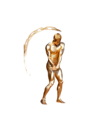 Xray vision golf swing visual