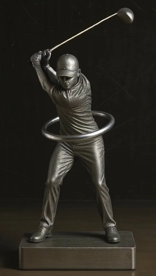 Xray vision golf swing visual