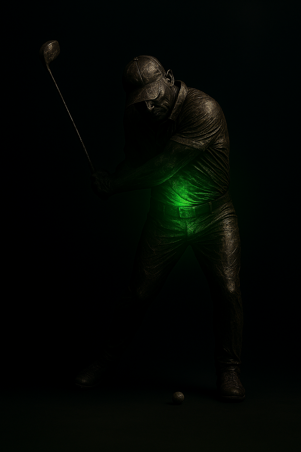 Xray vision golf swing visual