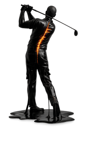 Xray vision golf swing visual