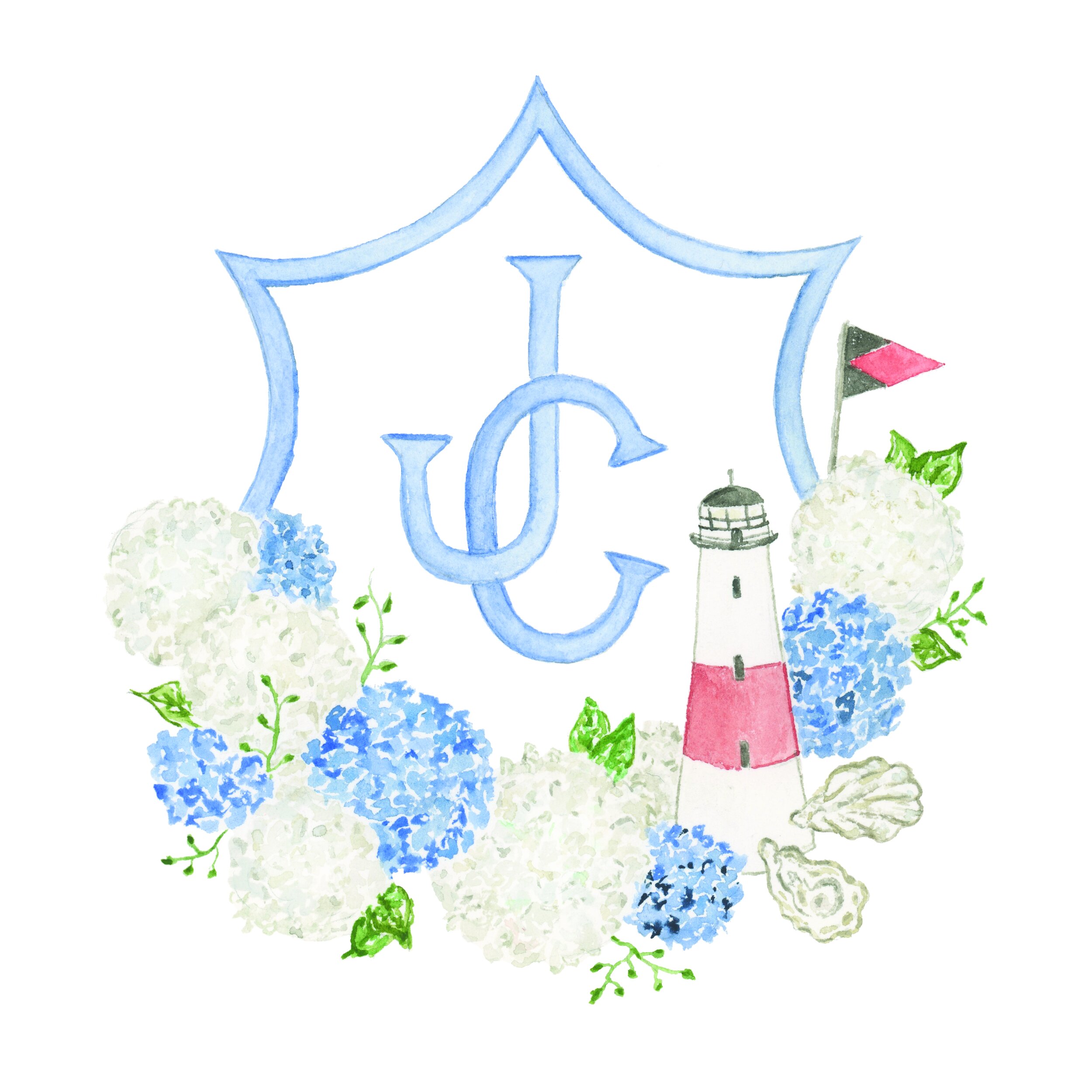 Bespoke wedding emblem 