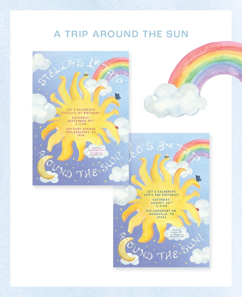 Birthday invites, made just for them ✨ From trains and farm stands to horses and fairies, each invite is personalized with your event details ~ available as printed keepsakes or a digital PDF for easy sharing.

Here&rsquo;s what you can personalize o