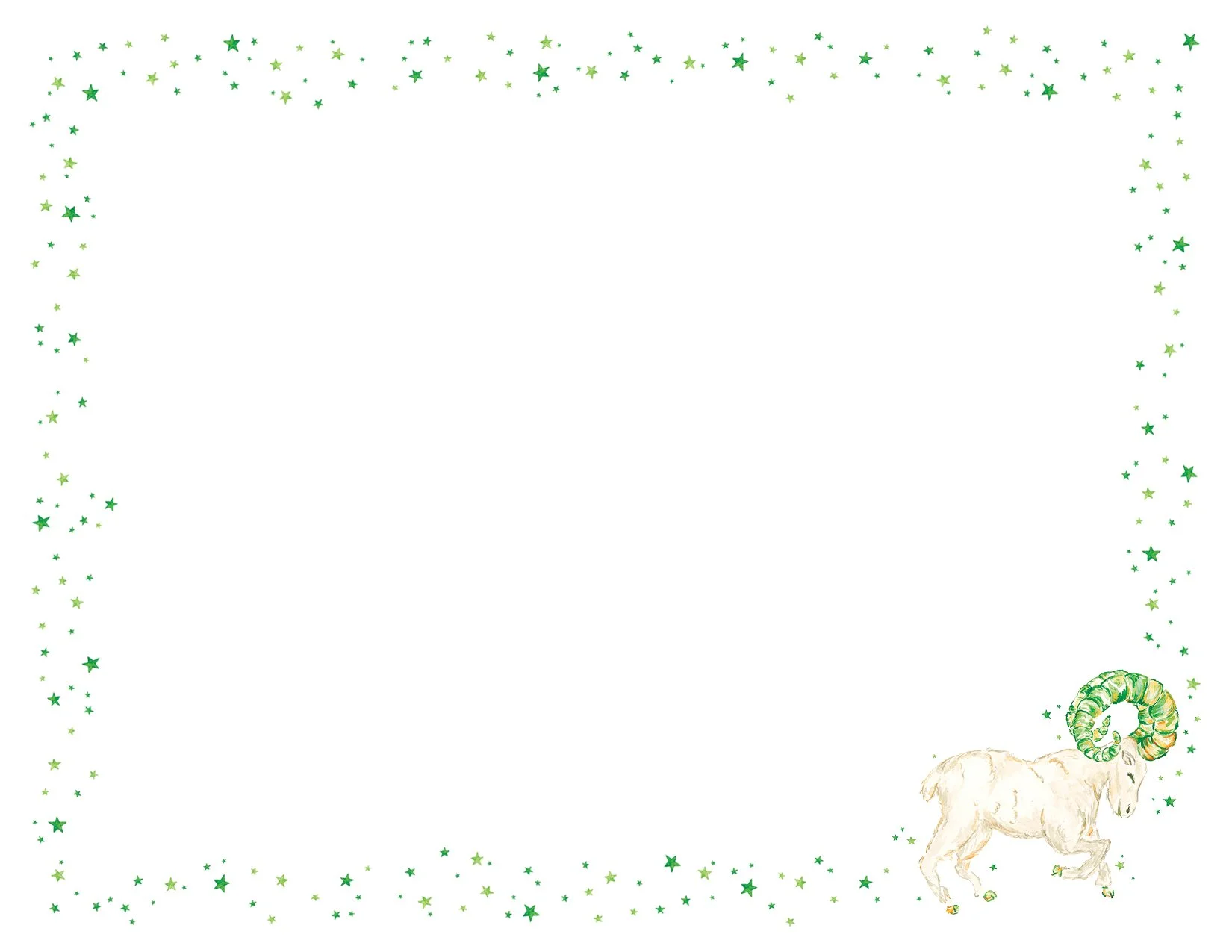 Aries (The Ram) Notecard Set