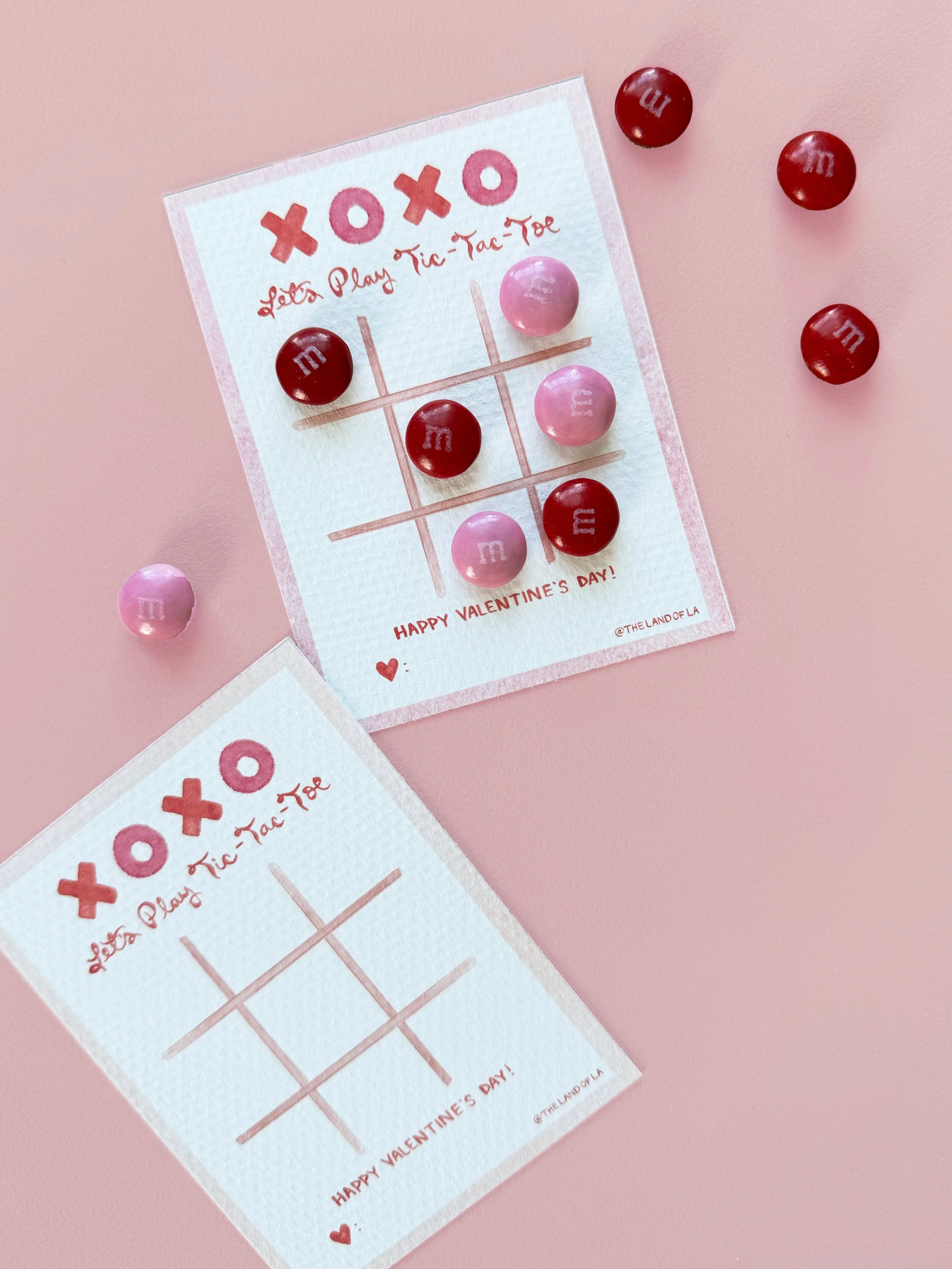 Tic-Tac-Toe Kids Valentine