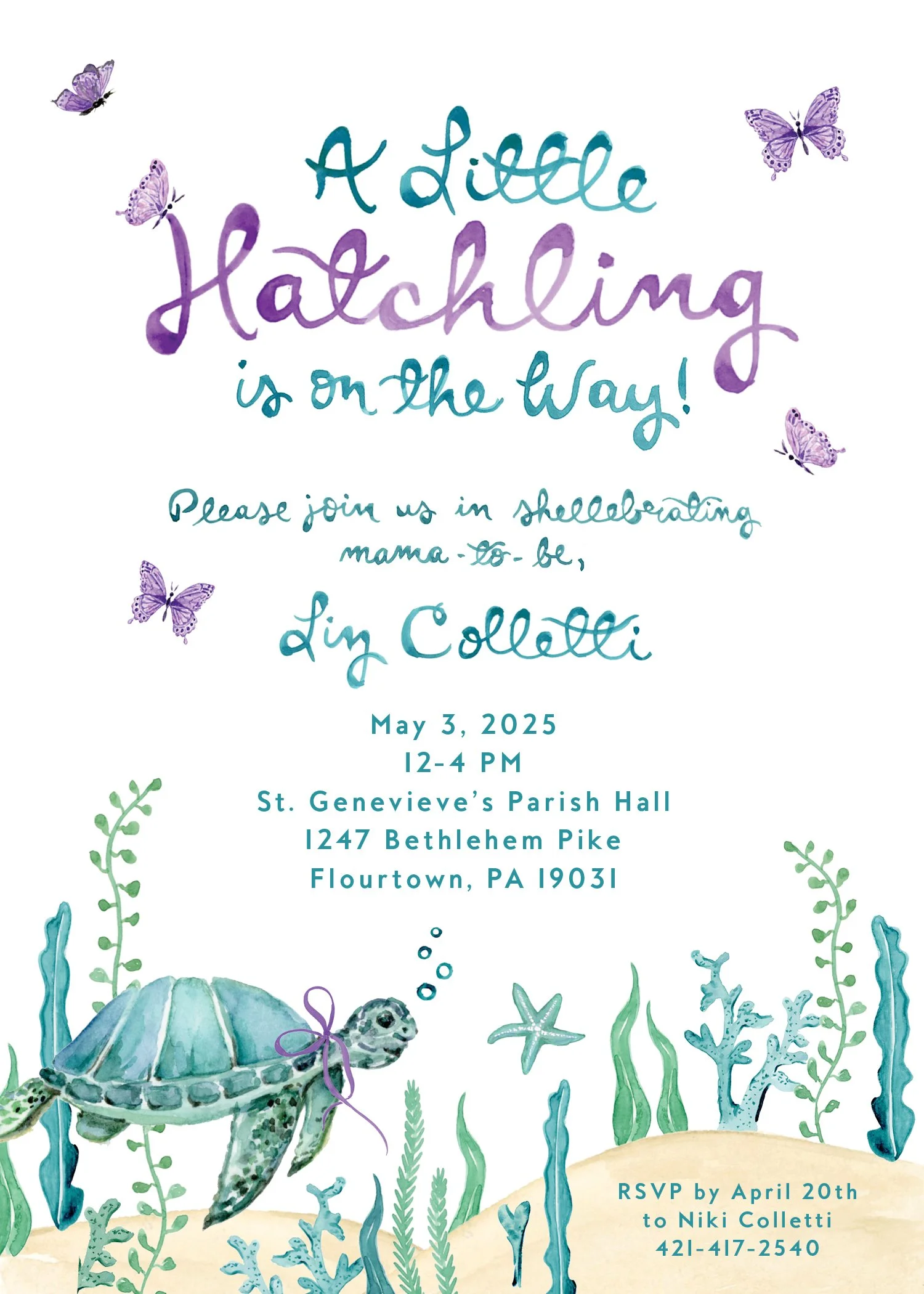 Little Hatchling Invitation