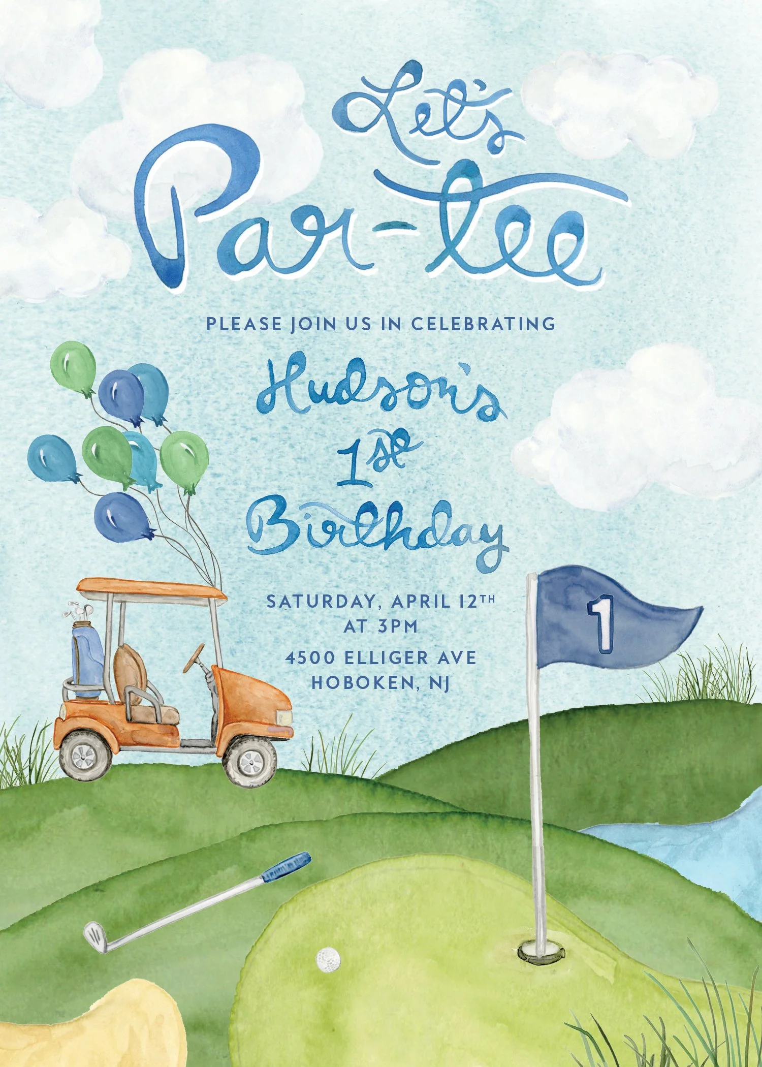 Par-Tee Time Invitation