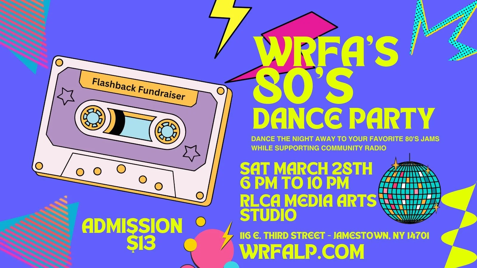 WRFA's 80's Dance Party