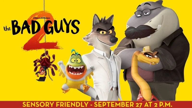 Bad Guys 2 sensory banner