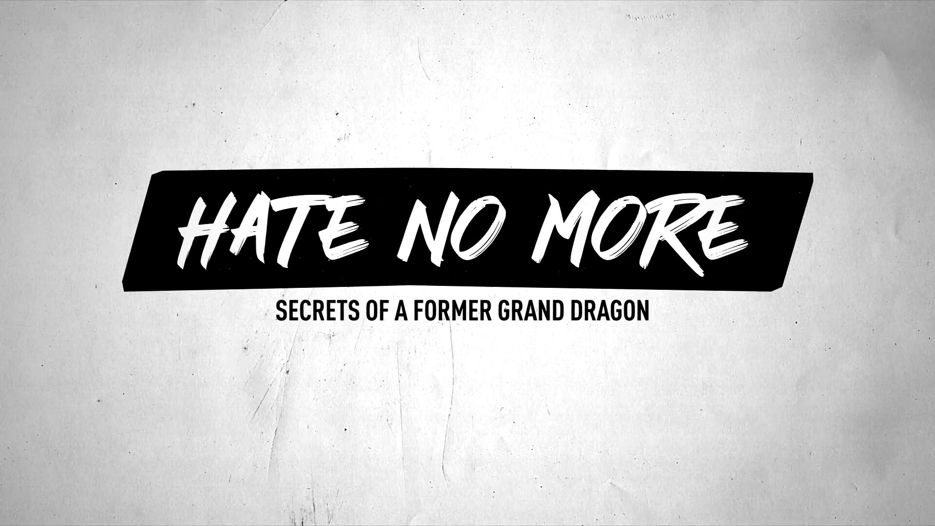 Hate No More - Secrets of a Former Grand Dragon - Video Editor
