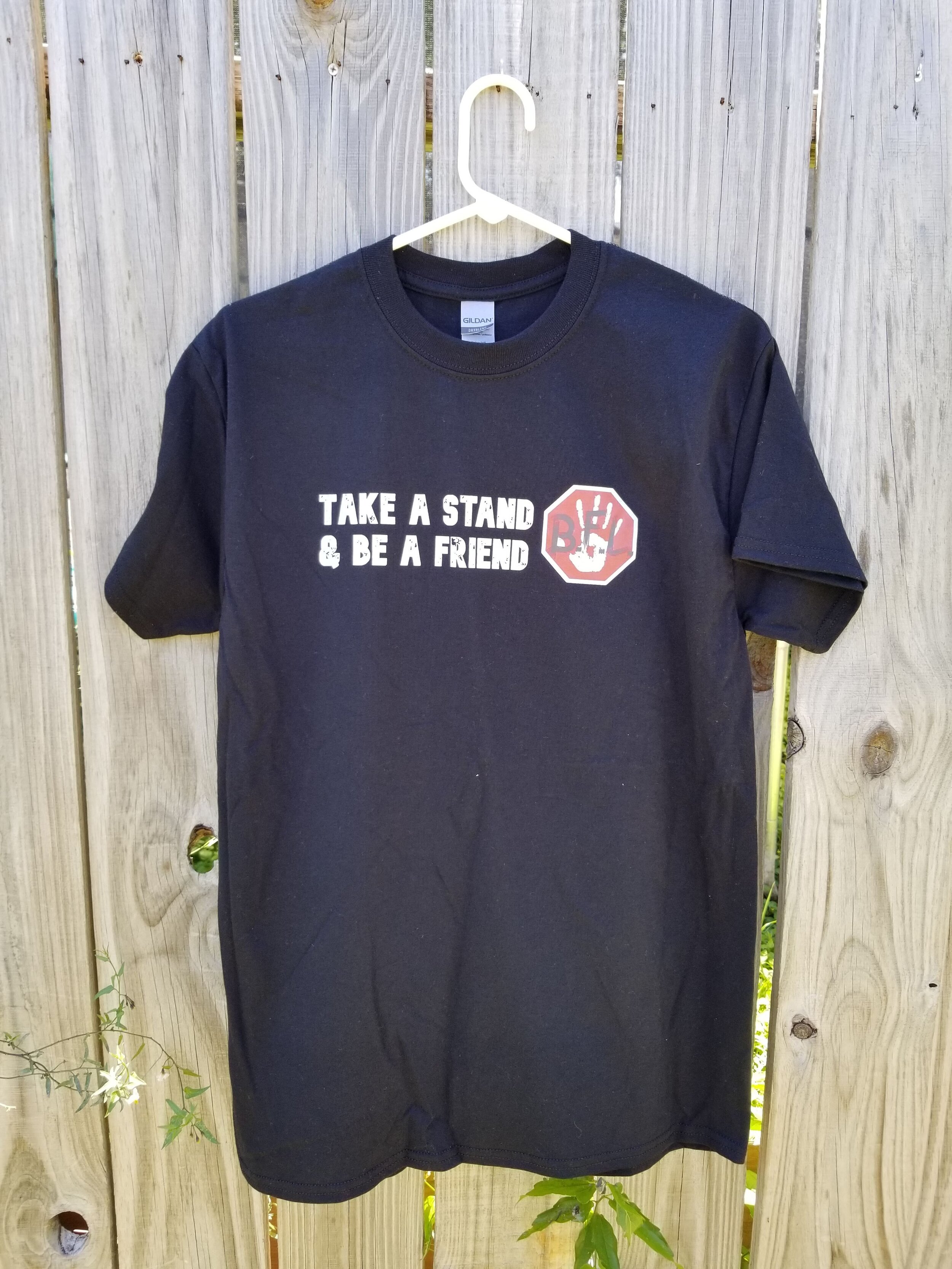 Take a Stand Black Shirt Adult