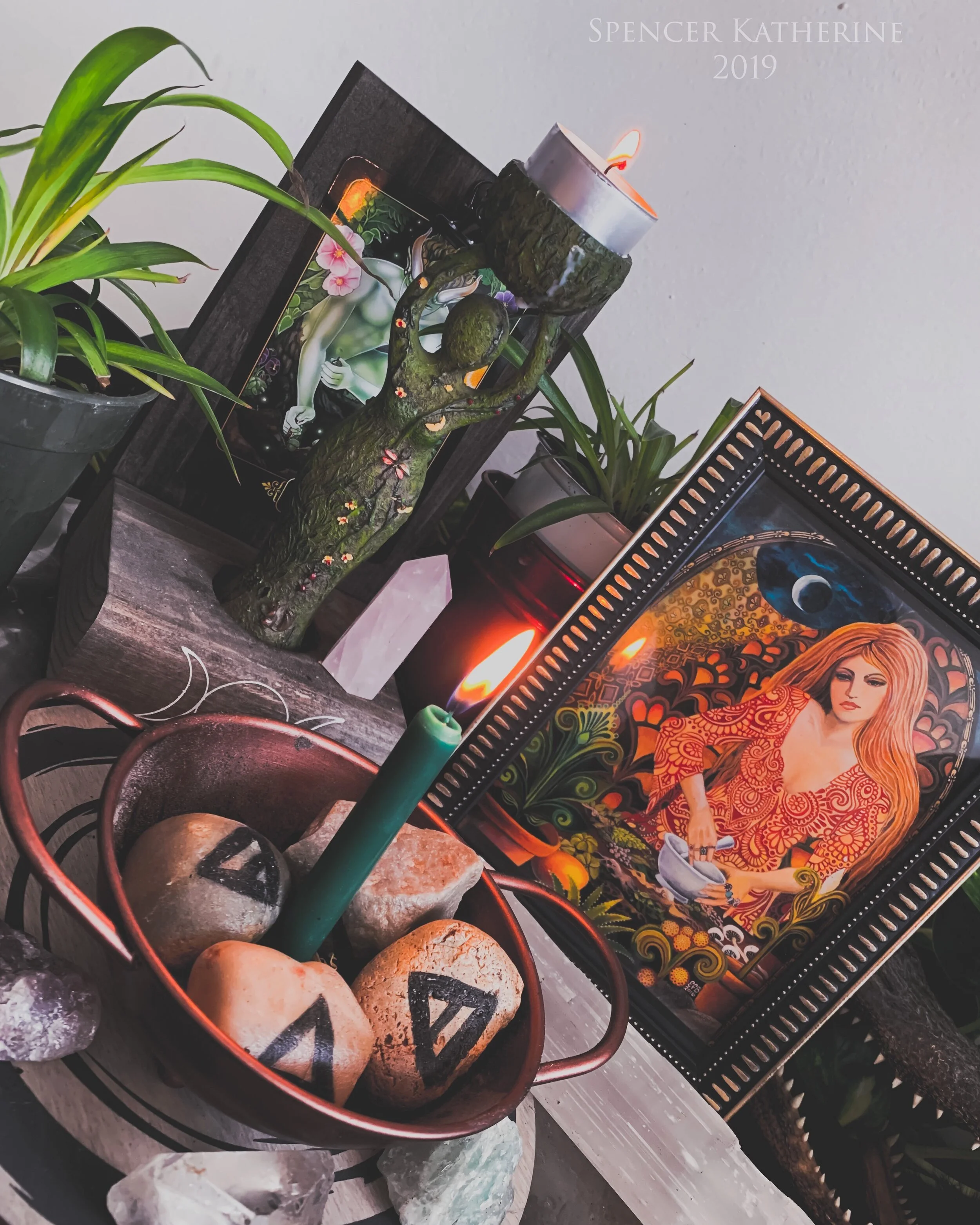 Altar and Tools of The Green Witch — Letters to Lilith