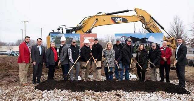 Brrrr! Thanks everyone who joined us on this chilly morning for the groundbreaking of our &quot;Little Emma&quot; project. We love our fantastic partners, neighbors, and friends. #LiveonEmma

@thejonescenter @tysonfoods @legacynationalbank @crcrawfor