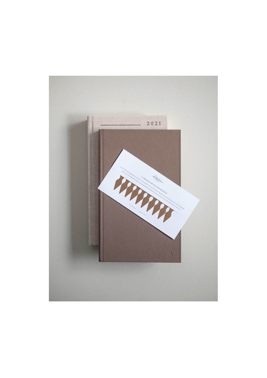 Sampak af Atelier Aarhus' skønne 2021-kalender + notesbog