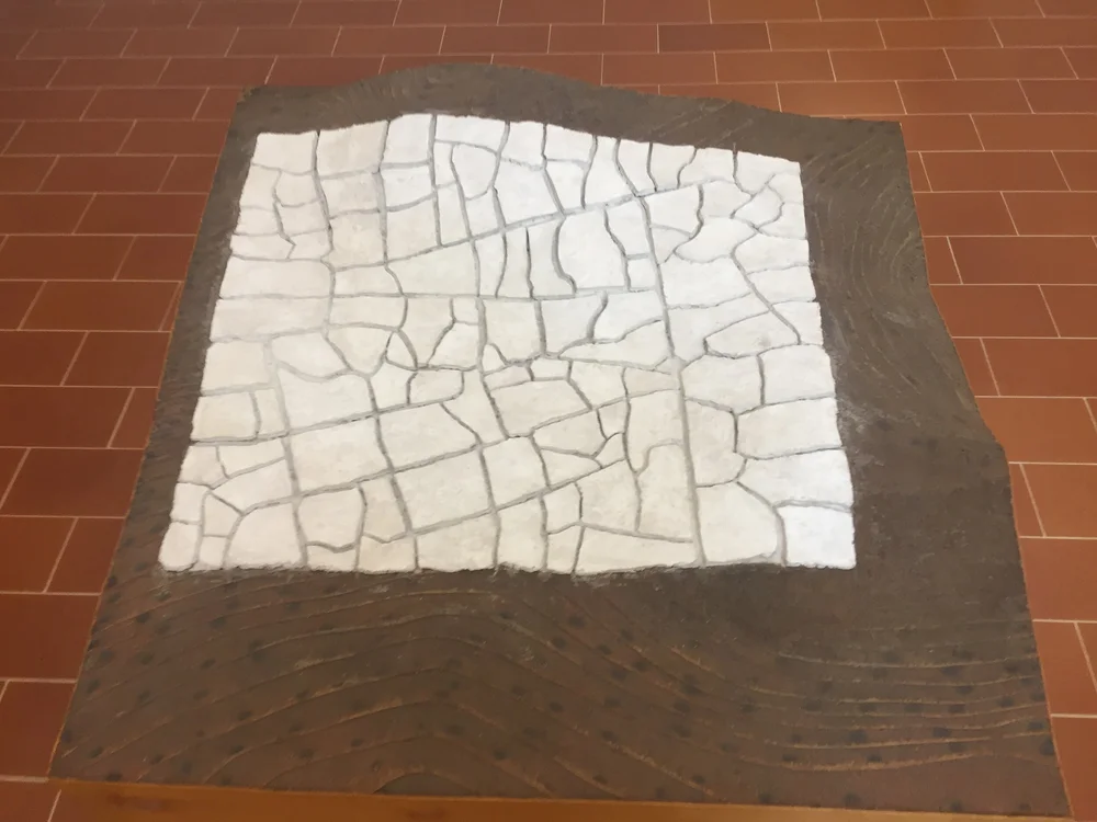 Burri, model for Cretto