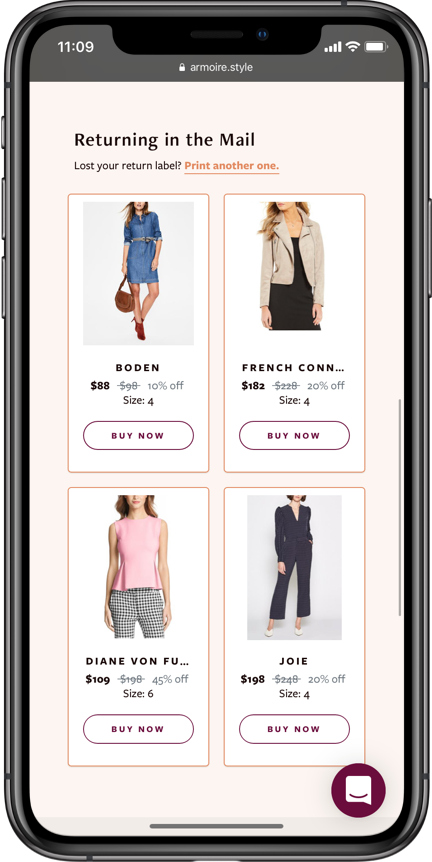 CURRENT BUY NOW SCREEN