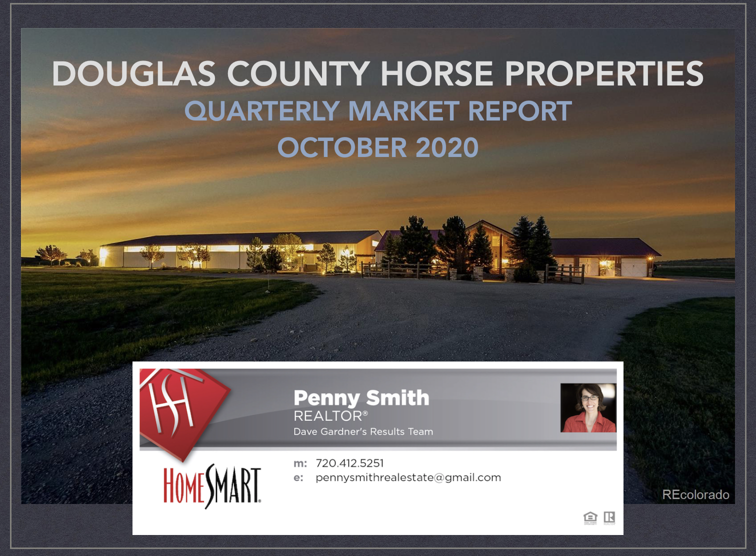 THIRD QUARTER 2020 MARKET REPORT