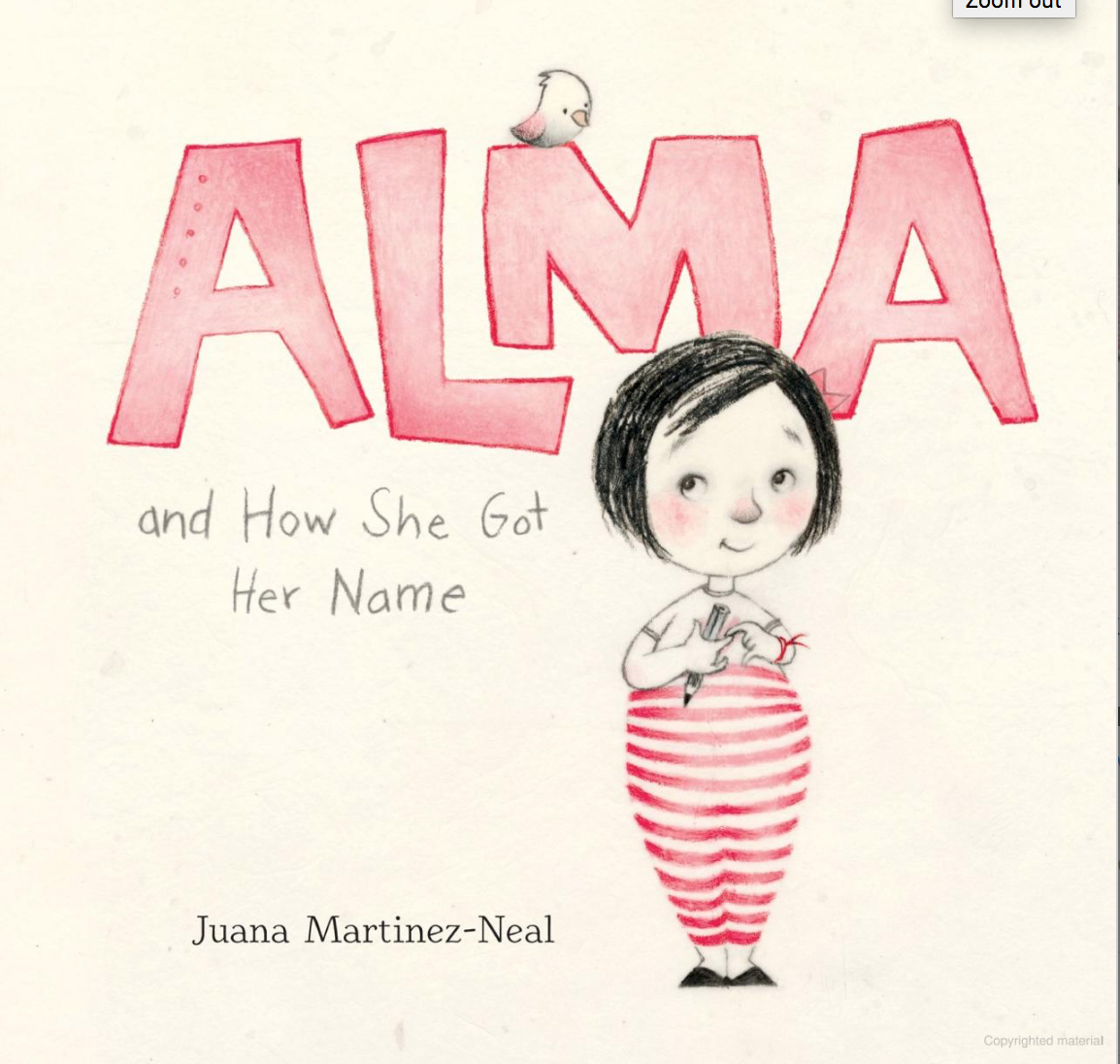 Alma and How She Got Her Name by Juan Martinez-Neal 