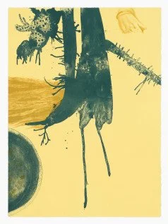 I KEPT THE FLOWERS FOR TOO LONG- Lithograph. Edition size: 20. Image size: 76cm × 55.5cm. Paper size: 76cm × 55.5cm