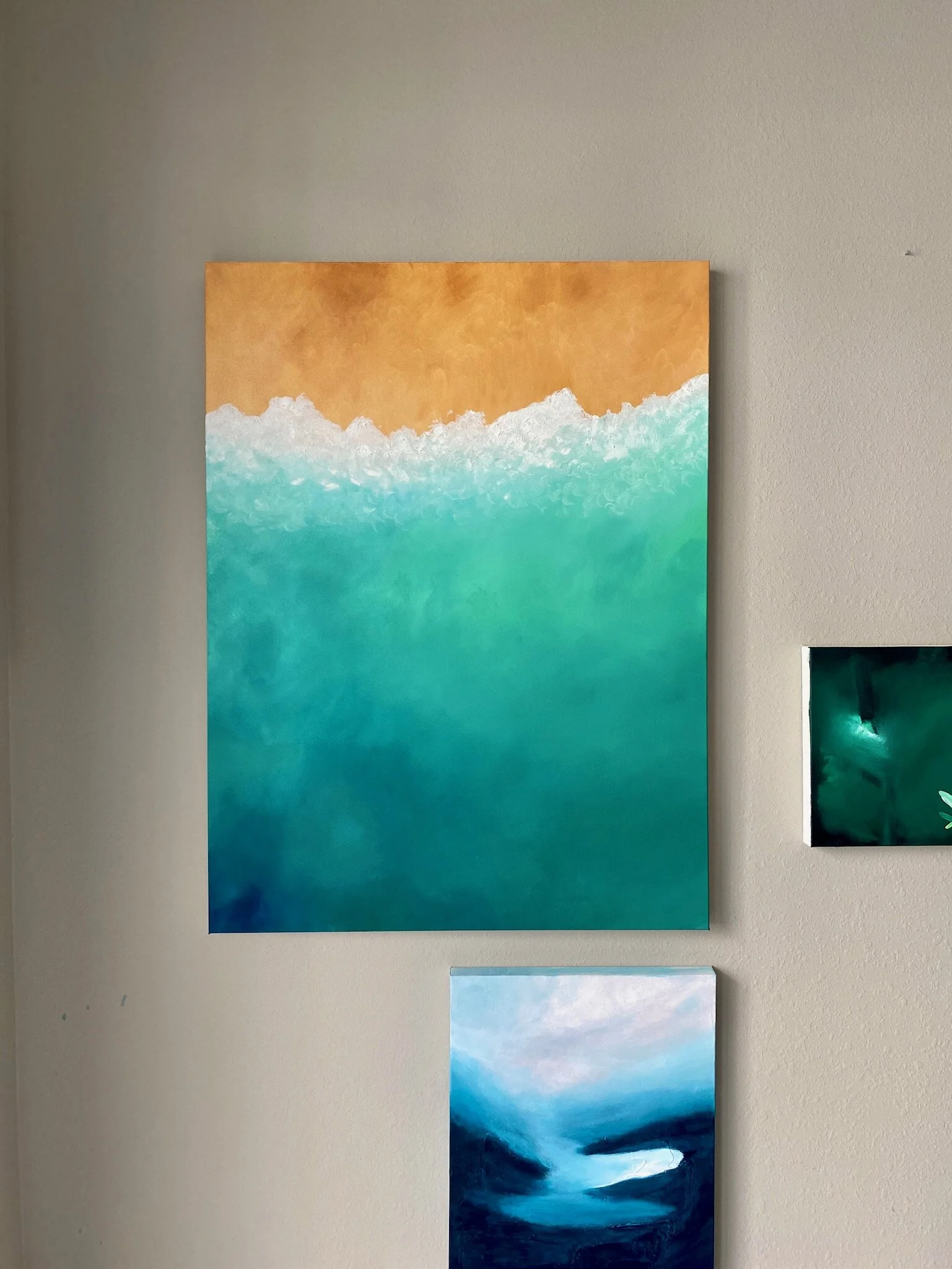 floating over paradise