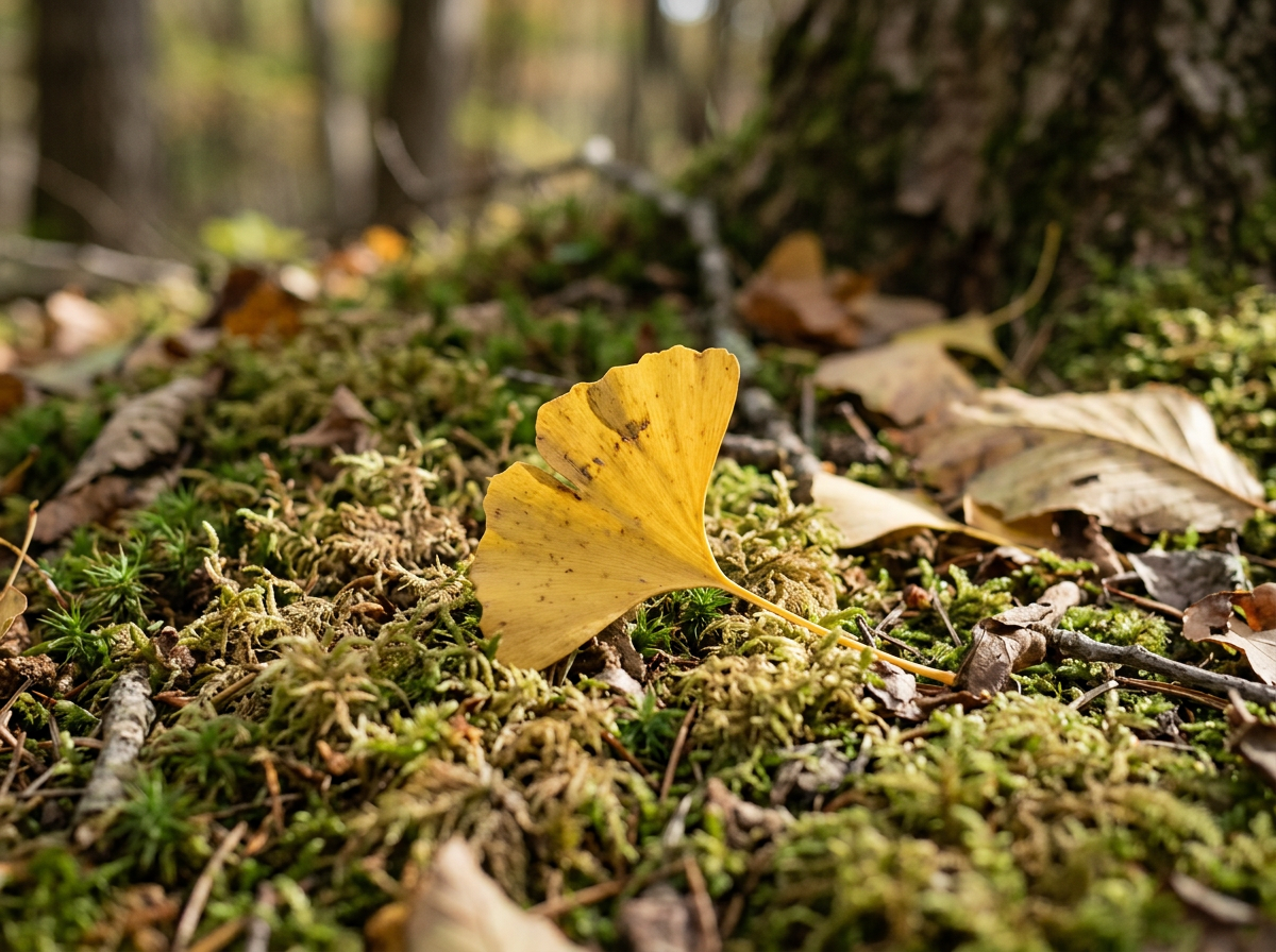 Golden ginkgo leaf symbolizing resilience and healing in betrayal trauma therapy at Resilient Light Counseling Utah and Idaho