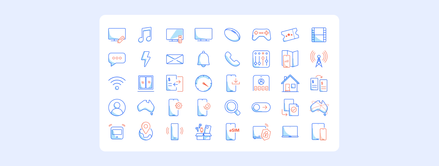 An image of a suite of pictograms from the Able Library.