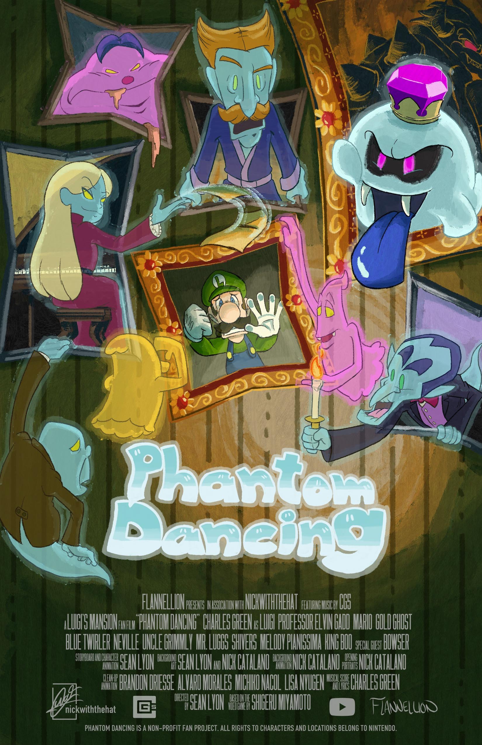 "Phantom Dancing"  Fan Animation Poster, 2022