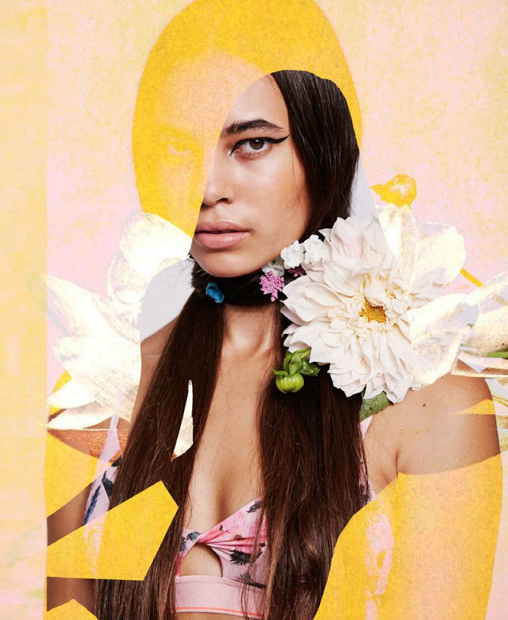 flower graphic art stance intimates studio