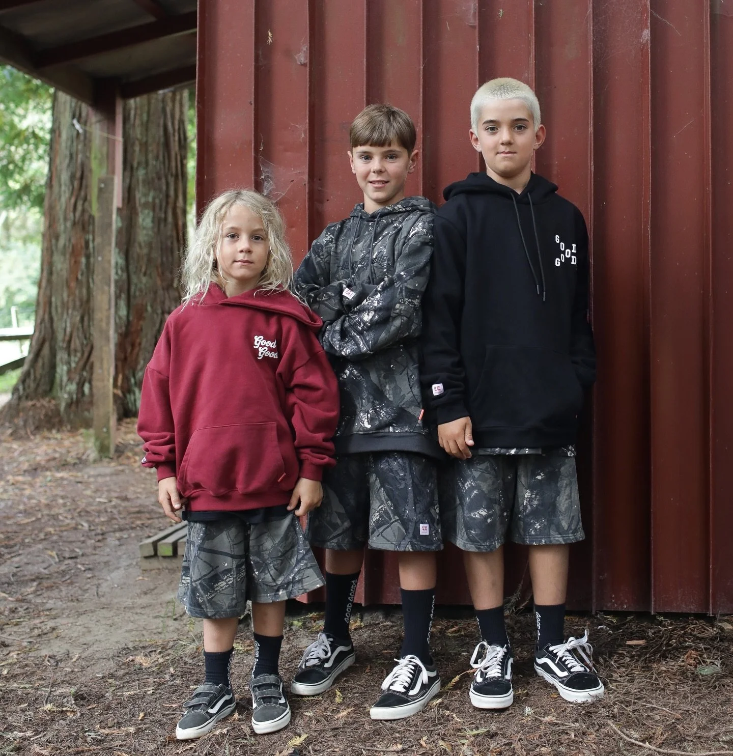 The lads hoody lineup is so good this winter. Plum for a pop of colour, our custom Camo print which is selling fast&hellip;or our lush, heavy weight black brushed Terry.