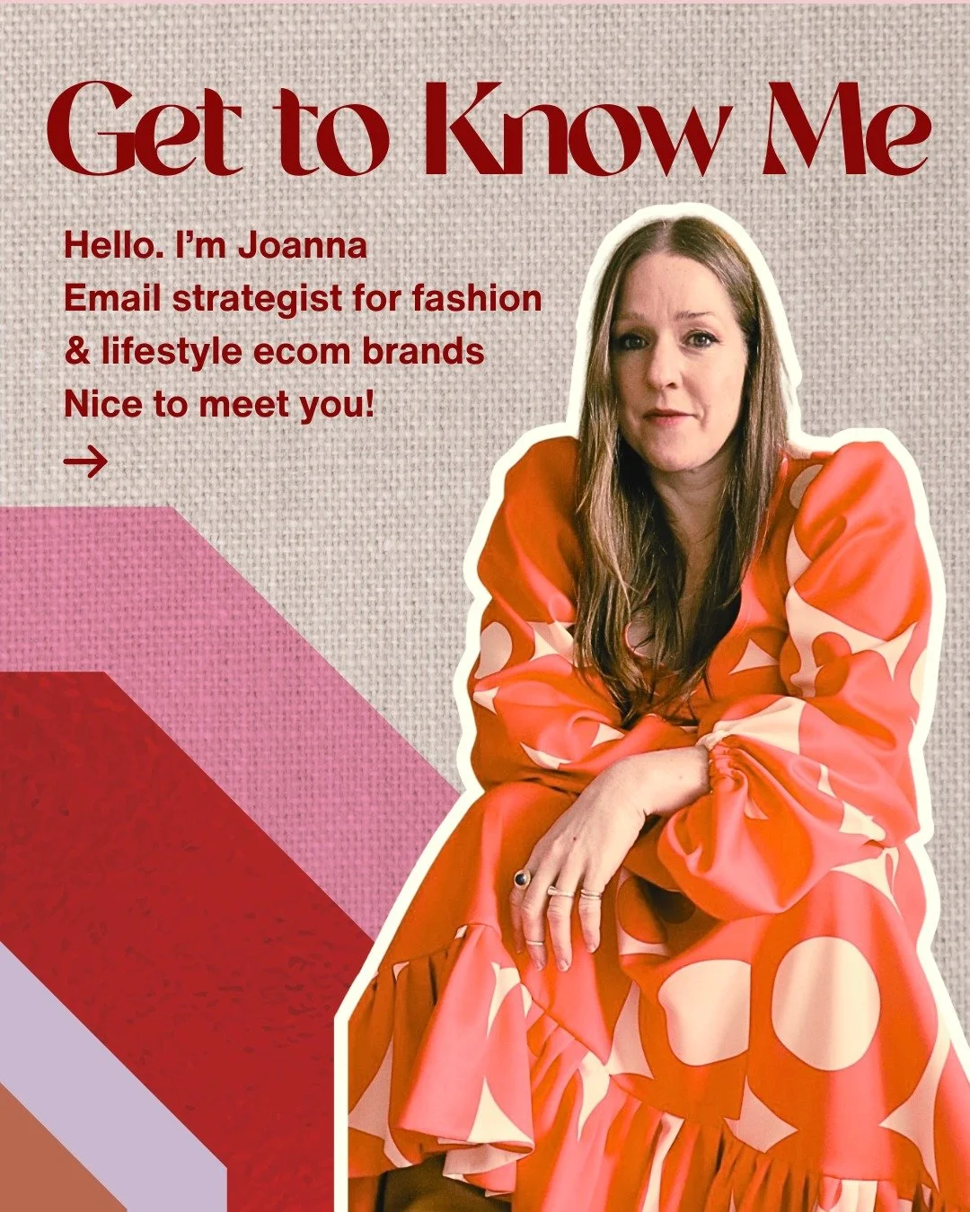 💌 If you&rsquo;re new here, welcome. I&rsquo;m Joanna, a Klaviyo certified email strategist for good fashion and lifestyle brands.

The very first ecommerce email I ever sent was in 2011 for my own online fashion store. 

Back then, I didn&rsquo;t h