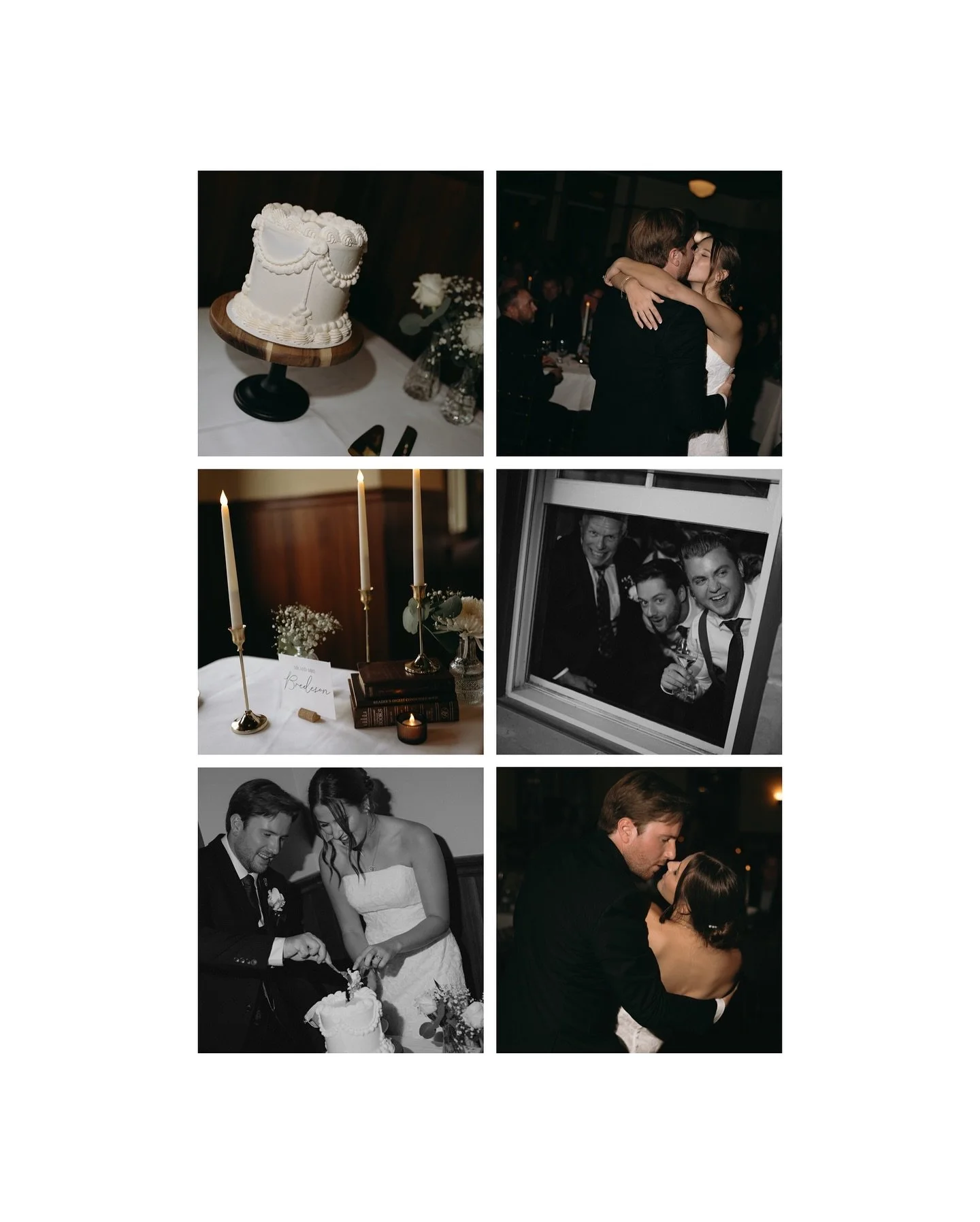The After Party Files - From cutting the cake to sneaking candid moments of their guests, to the warm candle glow of the reception&hellip; these are the snapshots that will live rent free in my head ✨