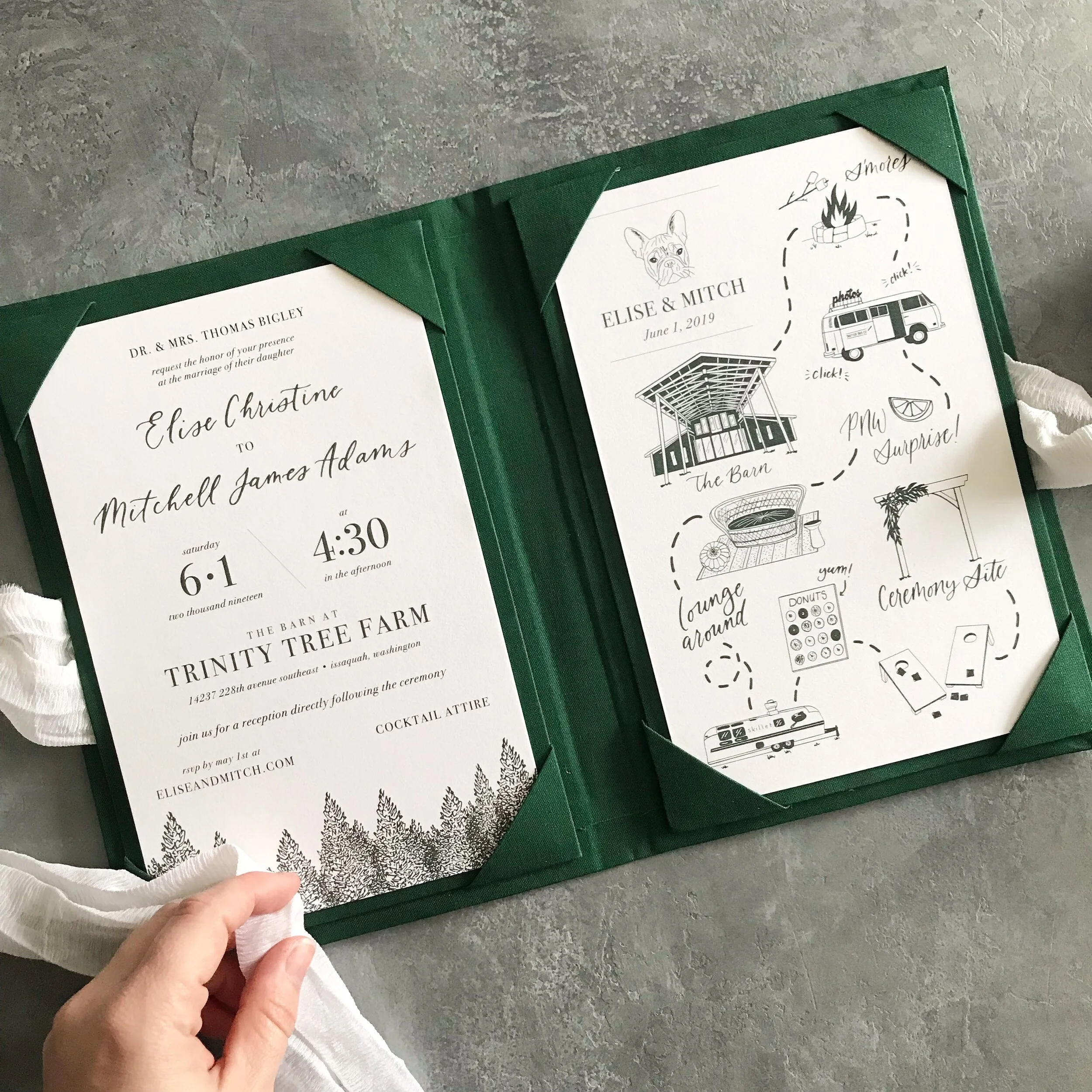 Folio Map Sablewood Paper Company Seattle Invitations.JPG