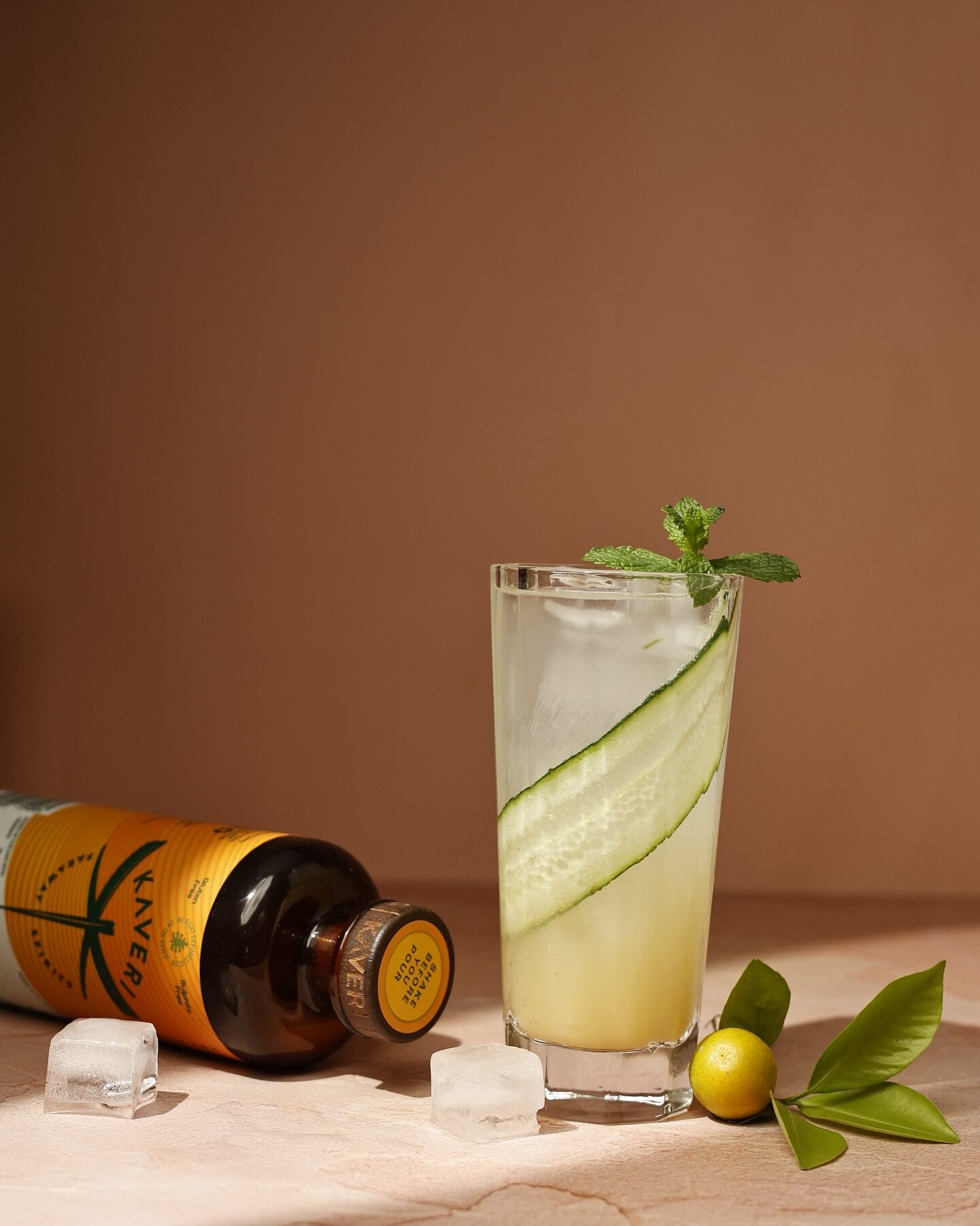 The Mule - refreshing, long, with a fiery Kaveri kick. 

RECIPE:
25ml Vodka 
25ml Kaveri 
10ml Fresh Lime Juice
Top with Premium Ginger Beer 
2 dashes Angostura Bitters (optional) 

Build the Vodka and Kaveri into a highball glass with cubed ice, top