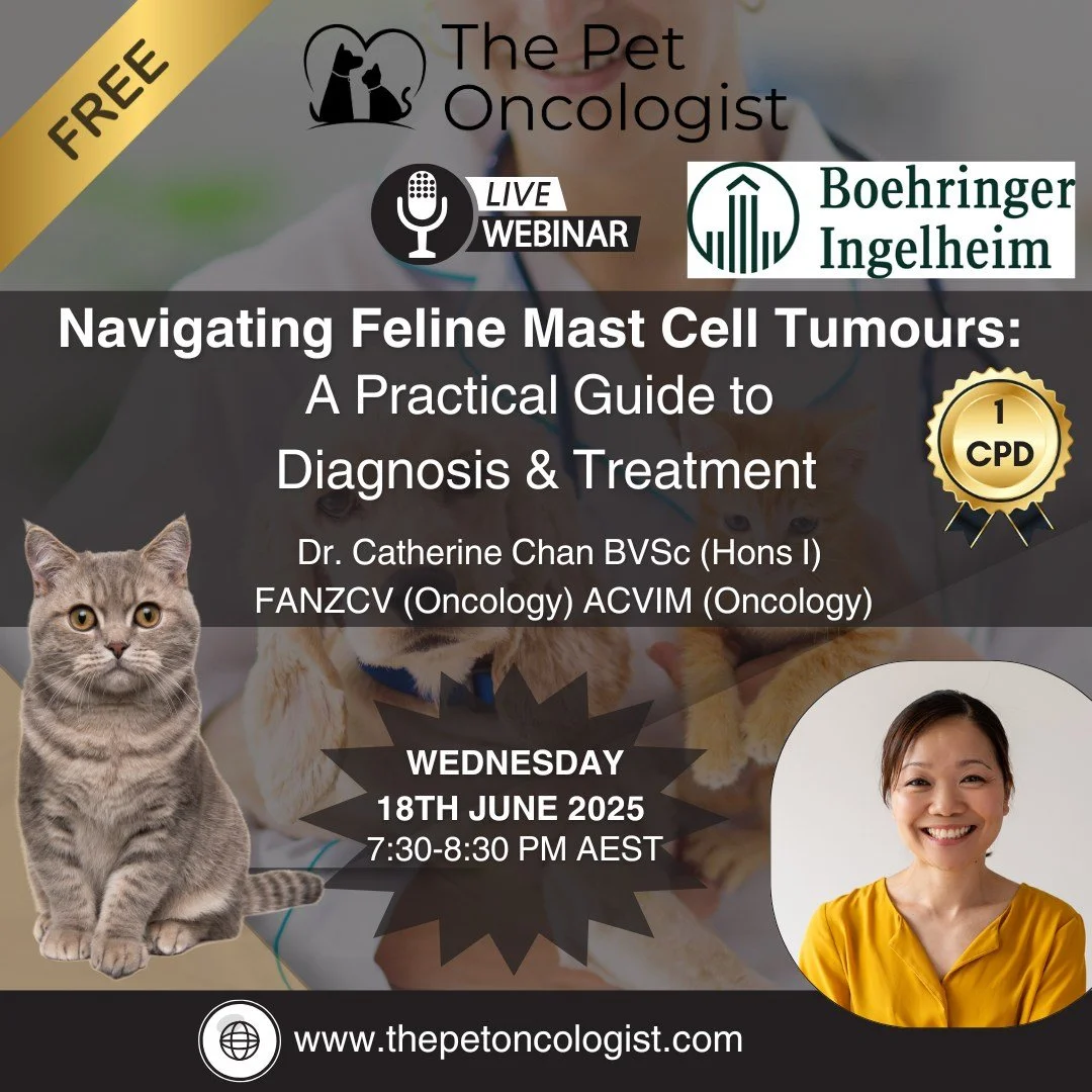 🚨 Final Reminder: Just 2 Days to Go! 🚨

Join us for the highly anticipated FREE live CE webinar:
&lsquo;Feline Mast Cell Tumours: A Practical Guide to Diagnosis and Treatment&rsquo;

🤝 Proudly Hosted by @boehringer_ingelheim 

🗓 Date: Wednesday, 
