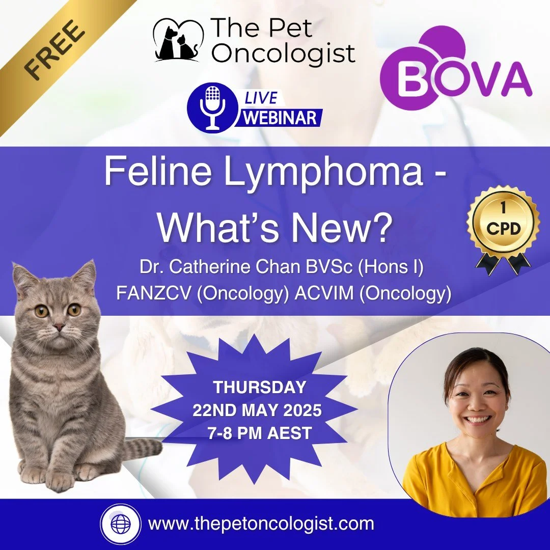 ⏳ 1 Day to Go &ndash; Feline Lymphoma Webinar!

🐾 Don&rsquo;t miss out!

📌 Topic: Feline Lymphoma &ndash; What&rsquo;s New?

🗓️ When: Tomorrow, Thursday, 22nd May at 7 PM (AEST)

Are you a vet, vet nurse, or vet student? This FREE webinar, hosted 