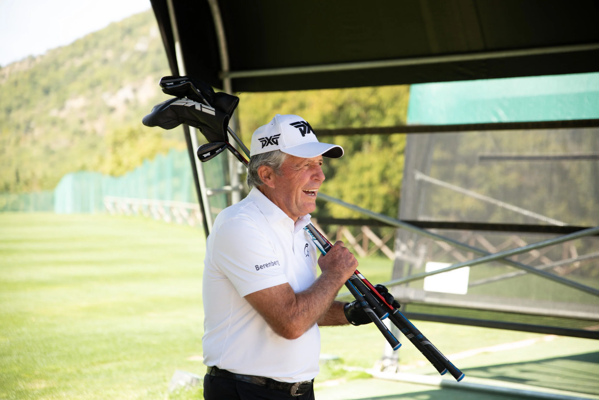 Gary Player in visita ad Antognolla Golf
